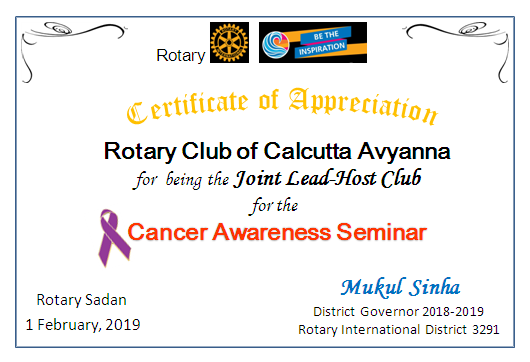 Cancer Awareness Seminar